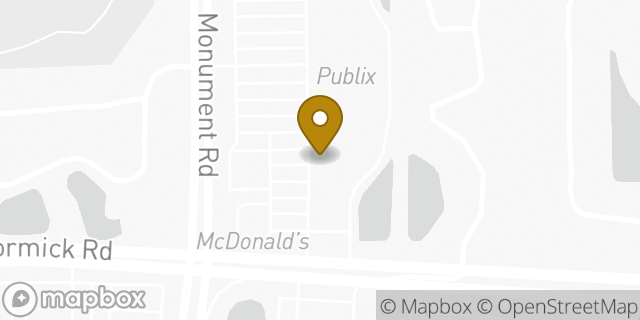 Map showing the location of Subway in Jacksonville, FL 32225