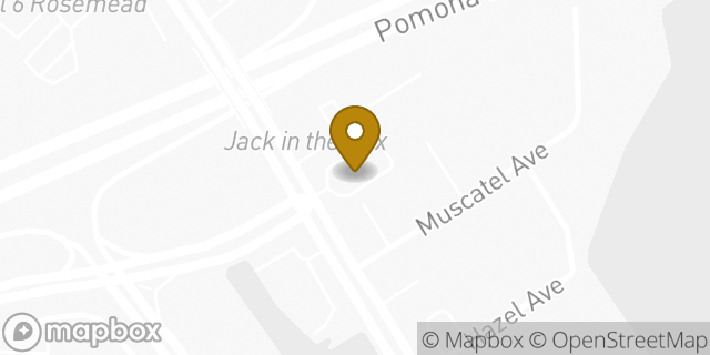 Map showing the location of McDonald's in Rosemead, CA 91770