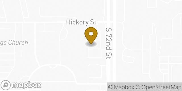 Map showing the location of Amazon Locker - Conditioner in Omaha, NE 68124