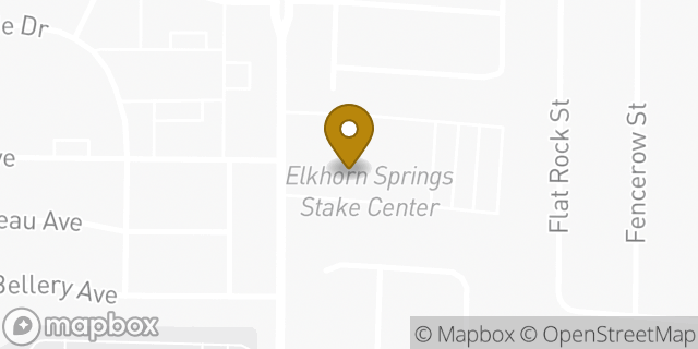 Map showing the location of The Church of Jesus Christ of Latter-day Saints in Las Vegas, NV 89131