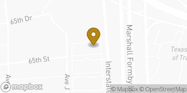 Map showing the location of La Quinta Inn & Suites in Lubbock, TX 79404