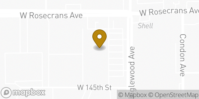 Map showing the location of Marshalls in Hawthorne, CA 90250