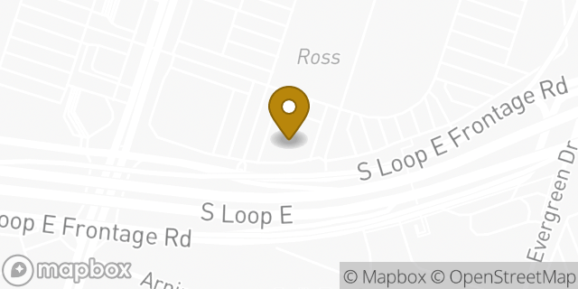 Map showing the location of Chuck E. Cheese in Houston, TX 77087