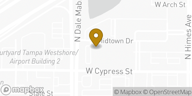 Map showing the location of Whole Foods Market in Tampa, FL 33607