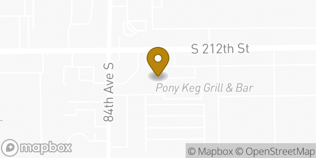 Map showing the location of Subway in Kent, WA 98031