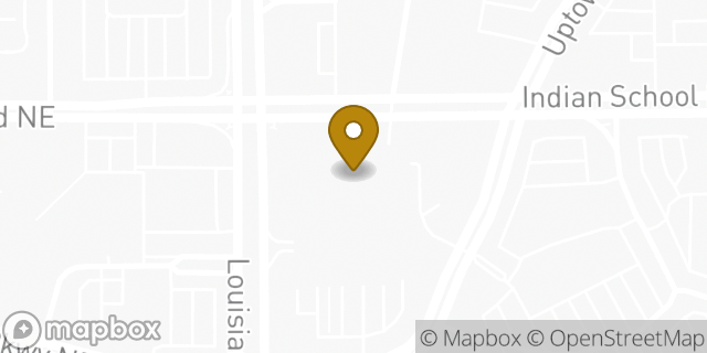 Map showing the location of Target in Albuquerque, NM 87110