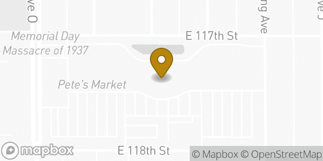 Map showing the location of Subway in Chicago, IL 60617