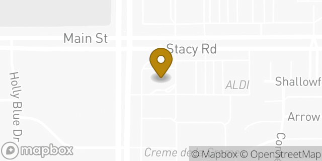 Map showing the location of MinuteClinic at CVS in McKinney, TX 75070