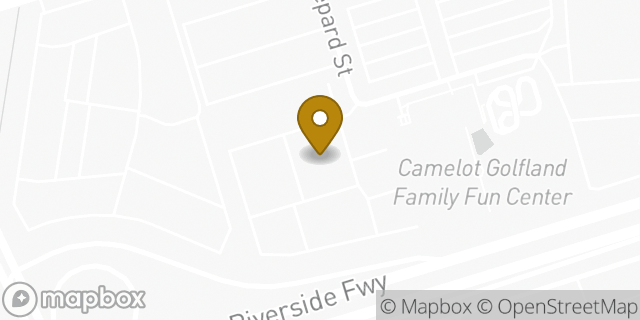 Map showing the location of CrossFit LumberYard in Anaheim, CA