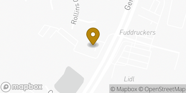 Map showing the location of General Booth KinderCare in Virginia Beach, VA 23454