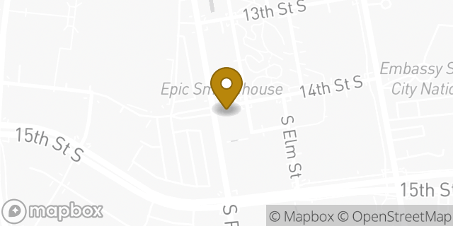 Map showing the location of The UPS Store in Arlington, VA 22202