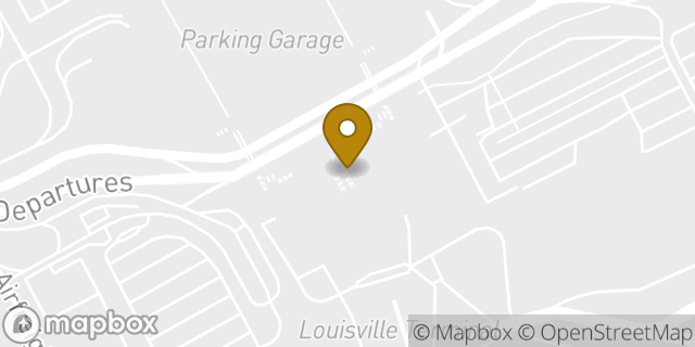 Map showing the location of Starbucks in Louisville, KY 40209