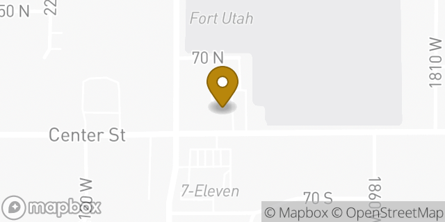 Map showing the location of Subway in Provo, UT 84601