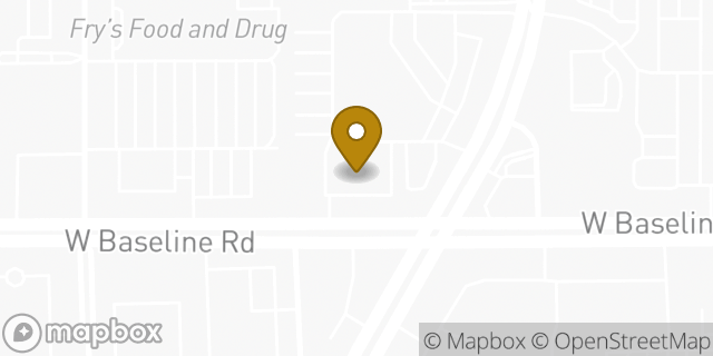 Map showing the location of Barbara Arnst in Mesa, AZ 85210