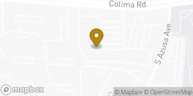Map showing the location of The UPS Store in Hacienda Heights, CA 91745