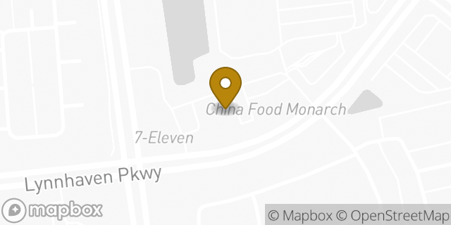 Map showing the location of The UPS Store in Virginia Beach, VA 23456