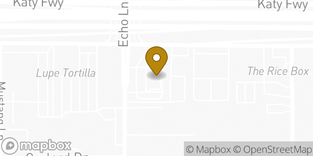 Map showing the location of McDonald's in Houston, TX 77024