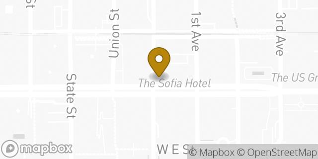 Map showing the location of Starbucks in San Diego, CA 92101