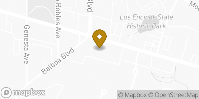 Map showing the location of Equinox Encino in Encino, CA 91436