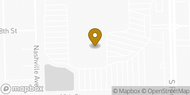 Map showing the location of DICK'S Sporting Goods in Chicago Ridge, IL 60415