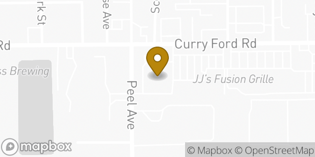 Map showing the location of Walgreens in Orlando, FL 32806