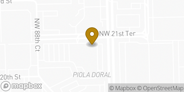 Map showing the location of Chipotle Mexican Grill in Doral, FL 33172