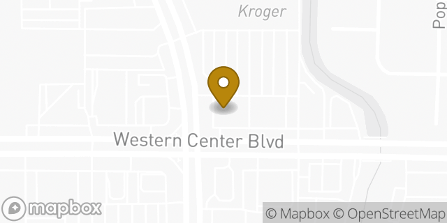 Map showing the location of Chase Bank in Fort Worth, TX 76137