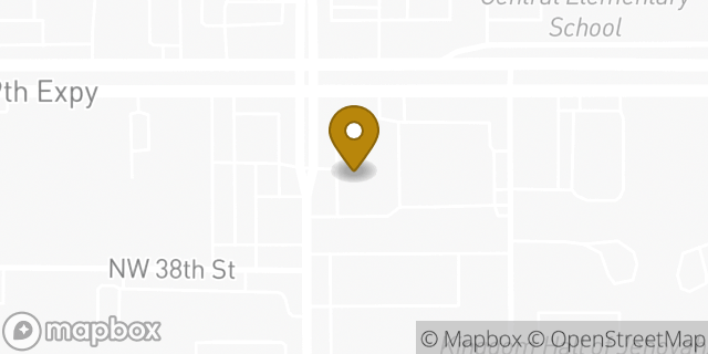 Map showing the location of McDonald's in Warr Acres, OK 73122