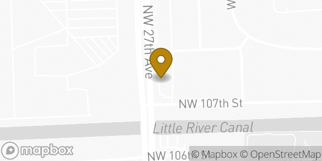 Map showing the location of McDonald's in Miami, FL 33167