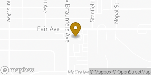 Map showing the location of Whataburger in San Antonio, TX 78223