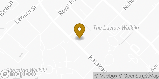 Map showing the location of Lululemon in Honolulu, HI 96815