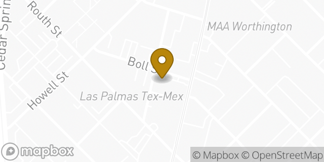 Map showing the location of The UPS Store in Dallas, TX 75204