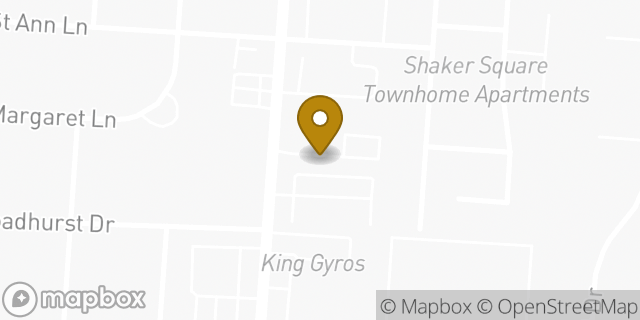 Map showing the location of Pearle Vision in Gahanna, OH 43230