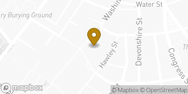 Map showing the location of HomeGoods in Boston, MA 02108