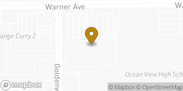 Map showing the location of The Home Depot in Huntington Beach, CA 92647