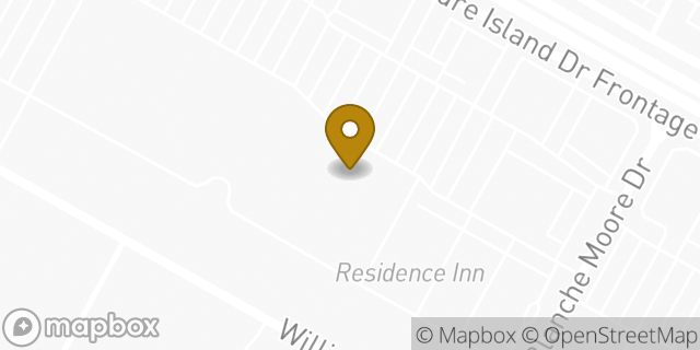 Map showing the location of Penske Truck Rental in Corpus Christi, TX 78411