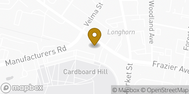 Map showing the location of Starbucks in Chattanooga, TN 37405