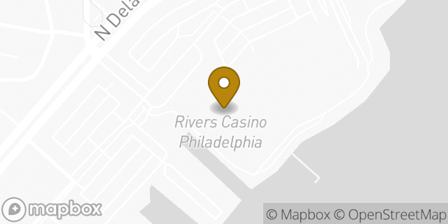 Map showing the location of Dunkin' in Philadelphia, PA 19125