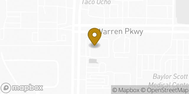 Map showing the location of 7-Eleven in Frisco, TX 75034