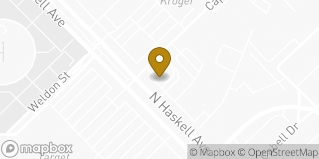 Map showing the location of Whataburger in Dallas, TX 75204