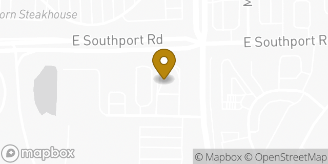 Map showing the location of McDonald's in Indianapolis, IN 46237