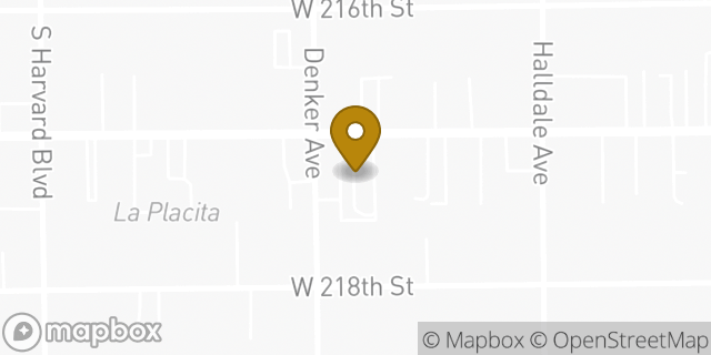 Map showing the location of McDonald's in Torrance, CA 90501