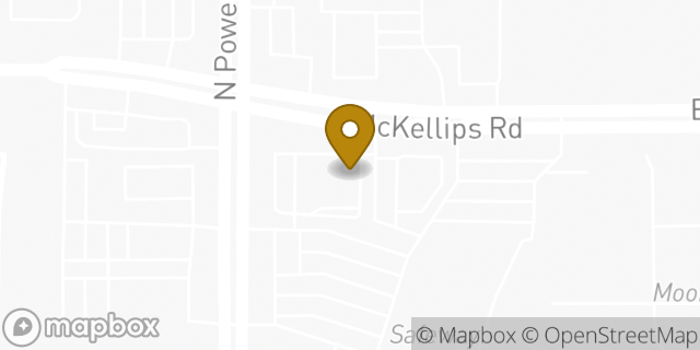 Map showing the location of Walgreens in Mesa, AZ 85205
