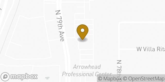 Map showing the location of Banner Surgery Center in Glendale, AZ 85308