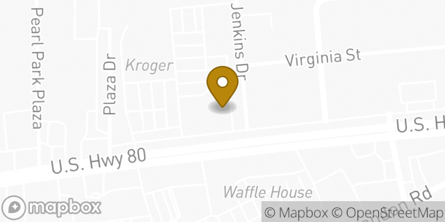Map showing the location of Subway in Pearl, MS 39208