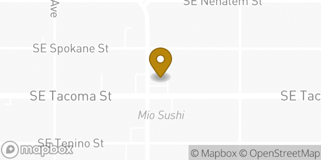 Map showing the location of 7-Eleven in Portland, OR 97202
