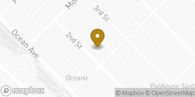 Map showing the location of Brookdale Santa Monica Gardens in Santa Monica, CA 90403