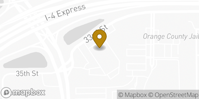 Map showing the location of Days Inn by Wyndham Orlando Near Millenia Mall in Orlando, FL 32839