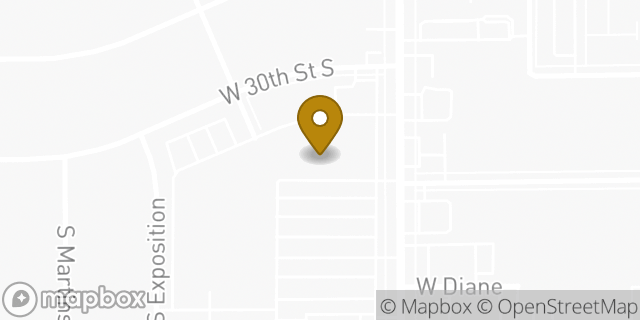 Map showing the location of Planet Fitness in Wichita, KS 67217