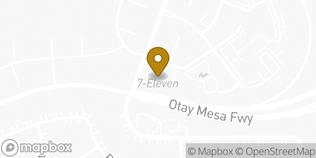 Map showing the location of 7-Eleven in San Diego, CA 92154